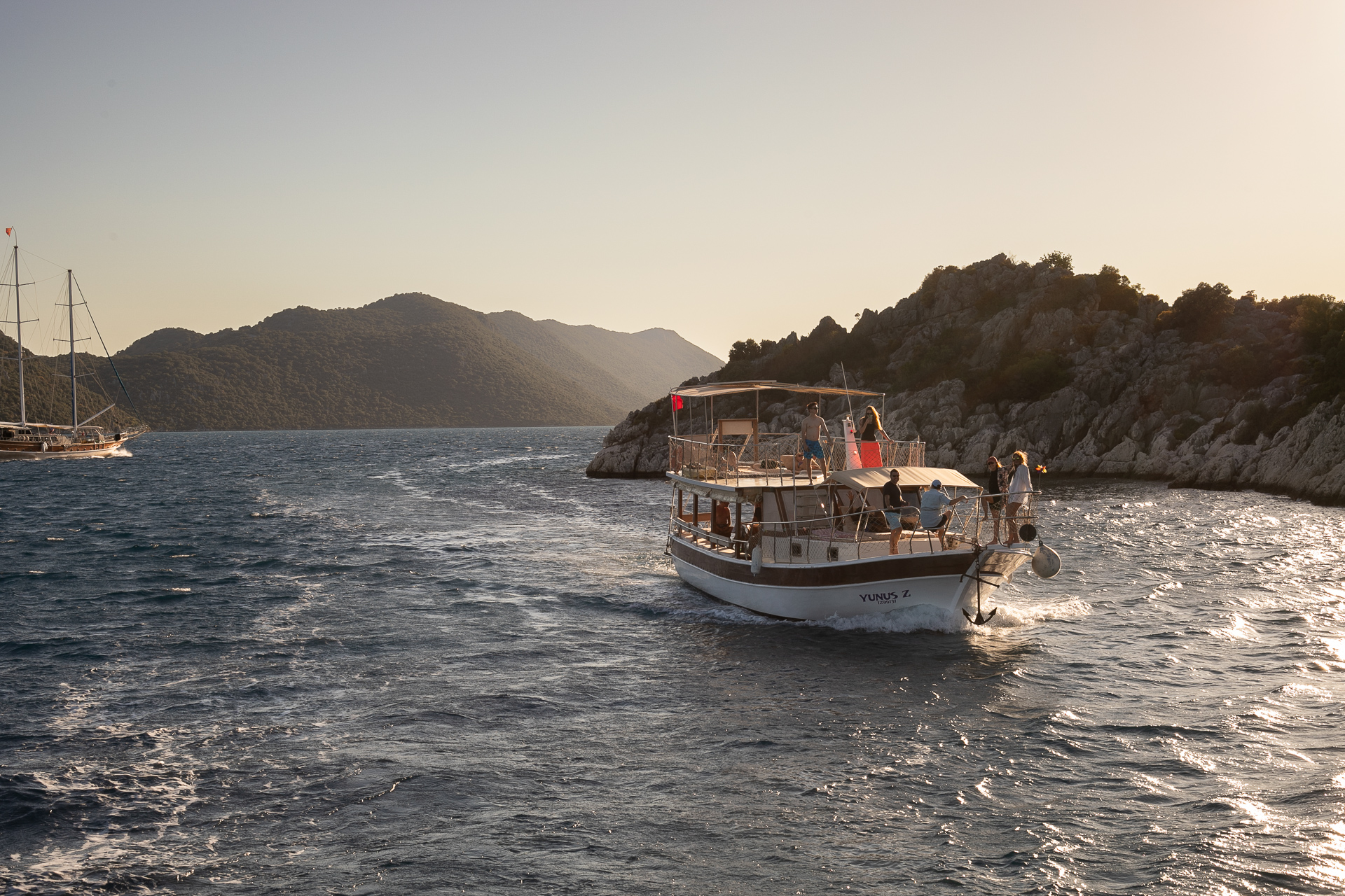 Boat trip in Kaş